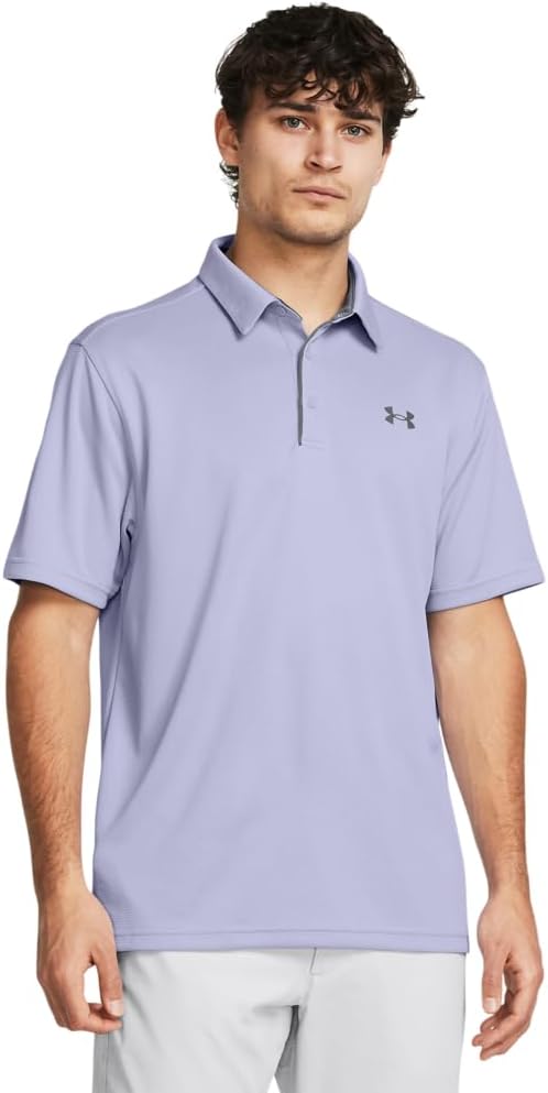 Under Armour Men's Tech Golf Polo - (539) Celeste / / Pitch Gray