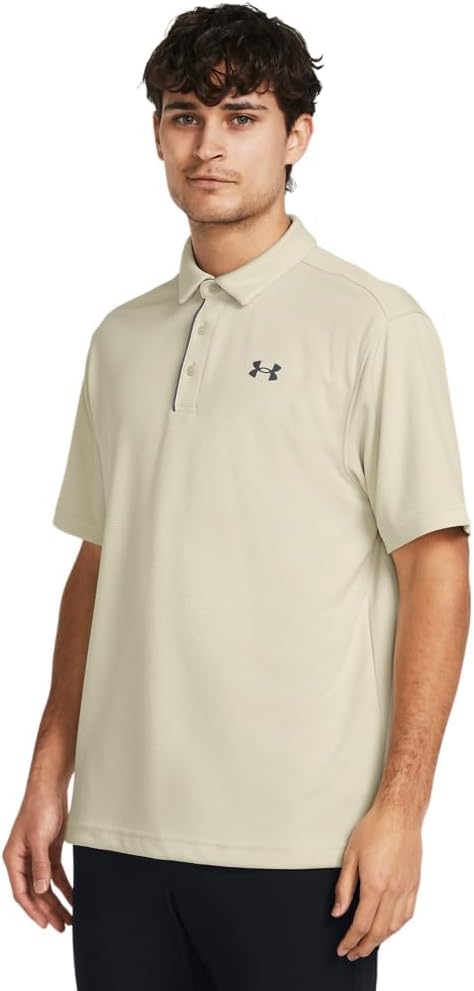 Under Armour Men's Tech Golf Polo - (273) Silt / / Pitch Gray
