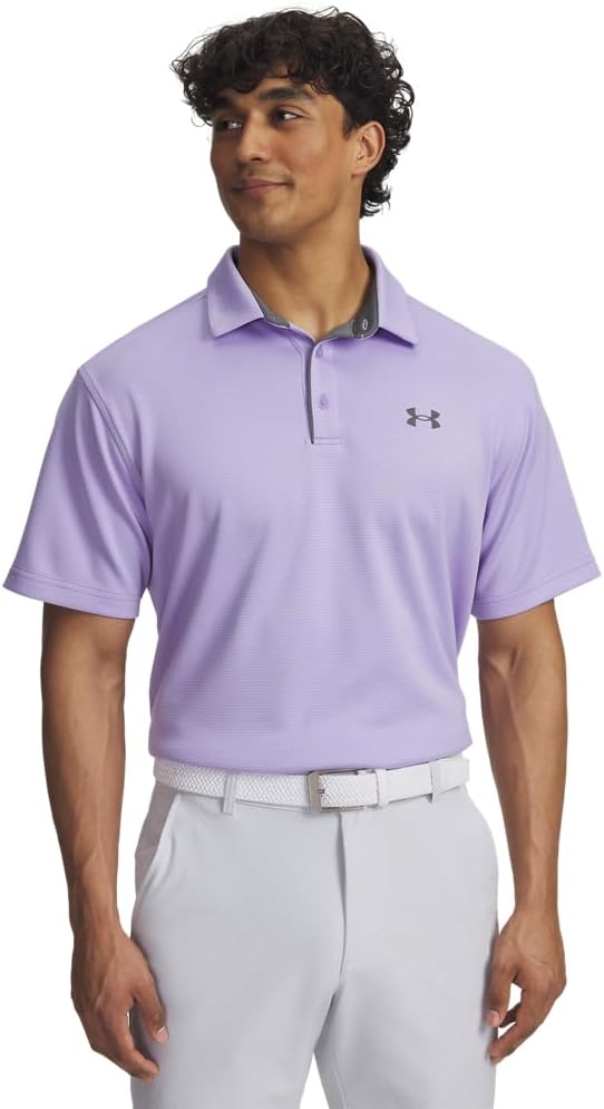 Under Armour Men's Tech Golf Polo - (538) Transparent / / Pitch Gray