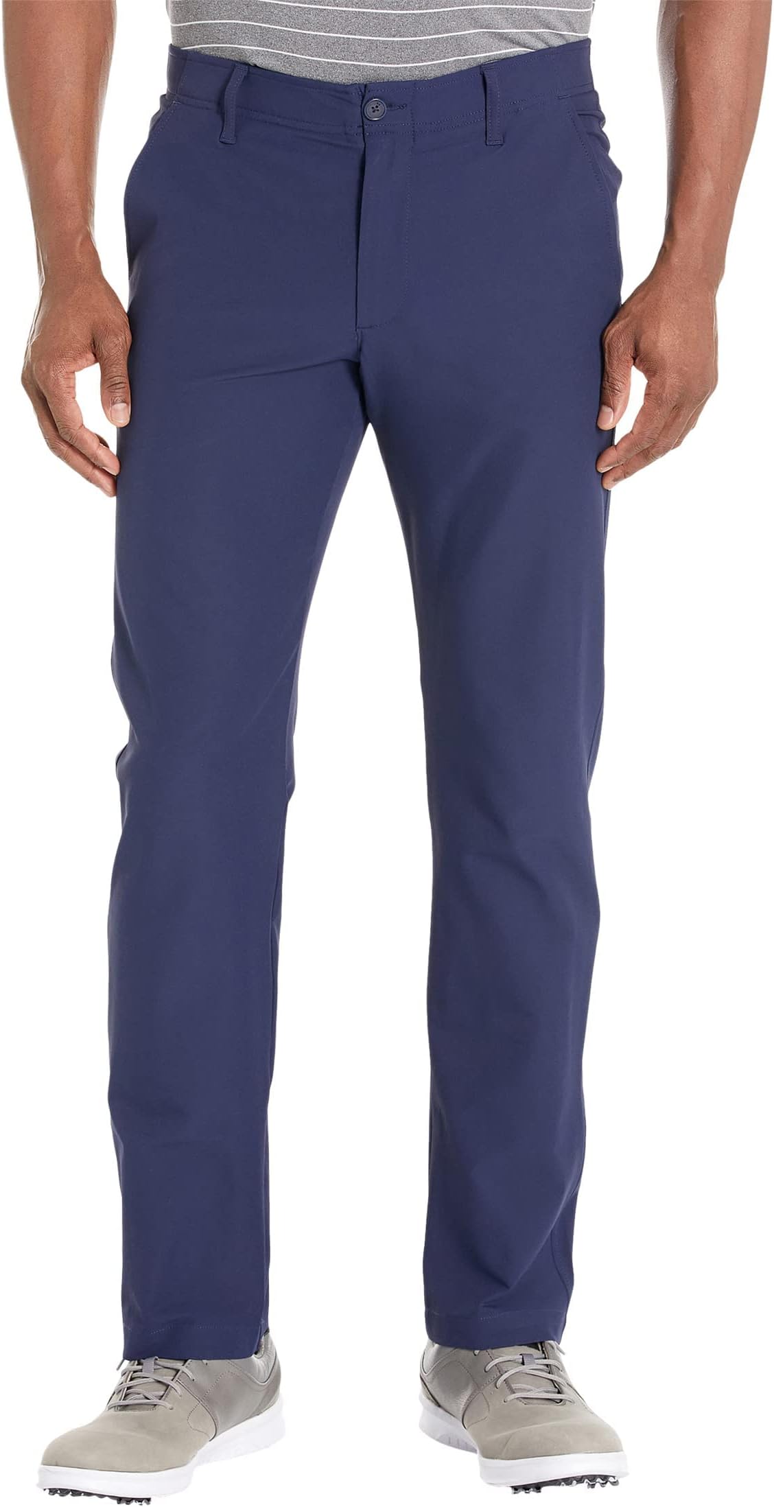 Under Armour Unisex-Adult Men's Ua Drive Tapered Pants - (410) Midnight Navy / / Halo Gray