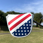 USA Patriotic Mallet Putter Headcover with Magnetic Closure