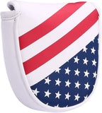 USA Patriotic Mallet Putter Headcover with Magnetic Closure