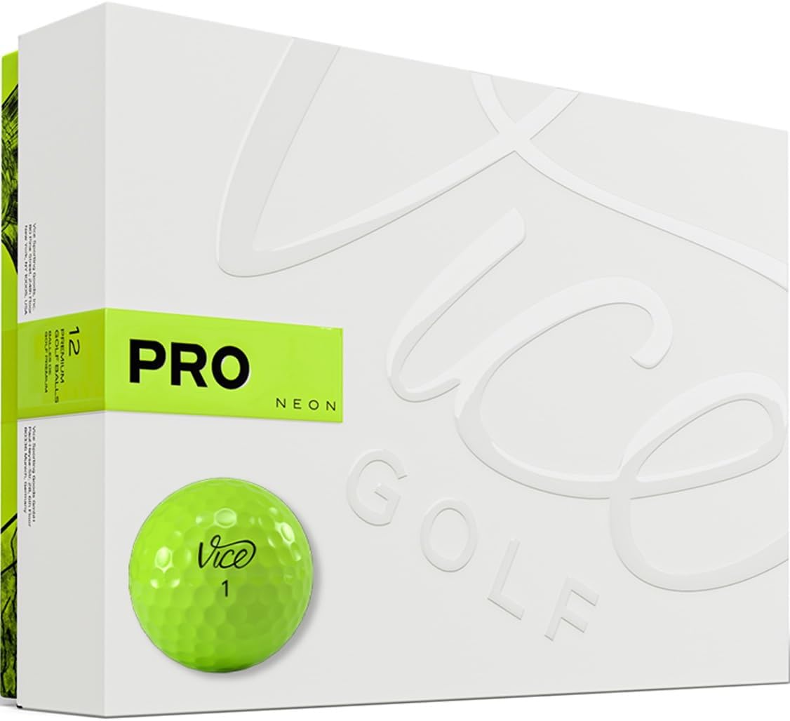 Vice Pro Golf Balls - Neon Lime