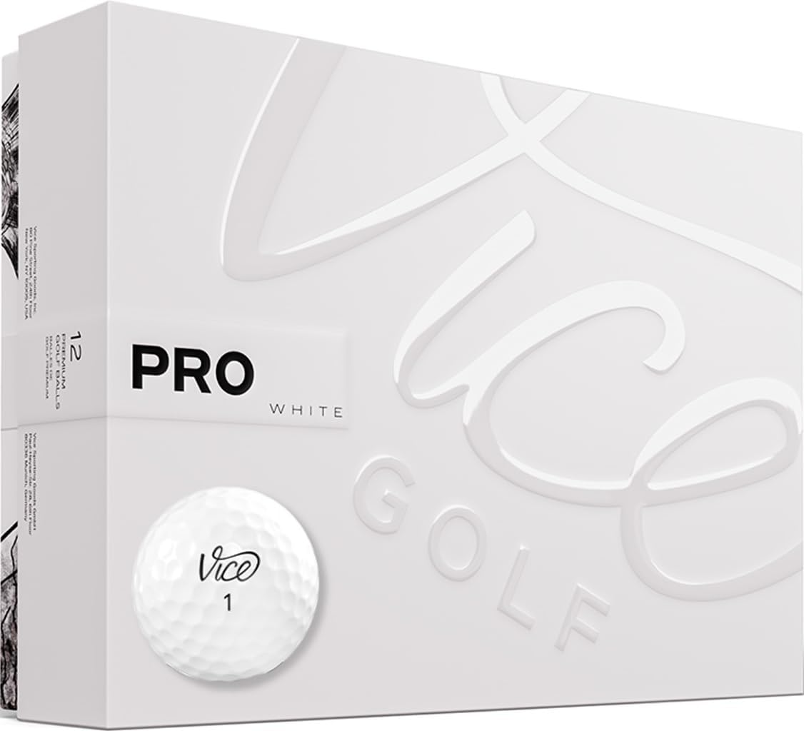 Vice Pro Golf Balls - White