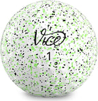 Vice Pro Golf Balls - Lime/black Drip