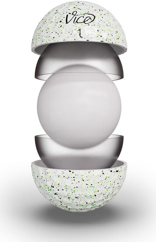 Vice Pro Golf Balls - Lime/black Drip