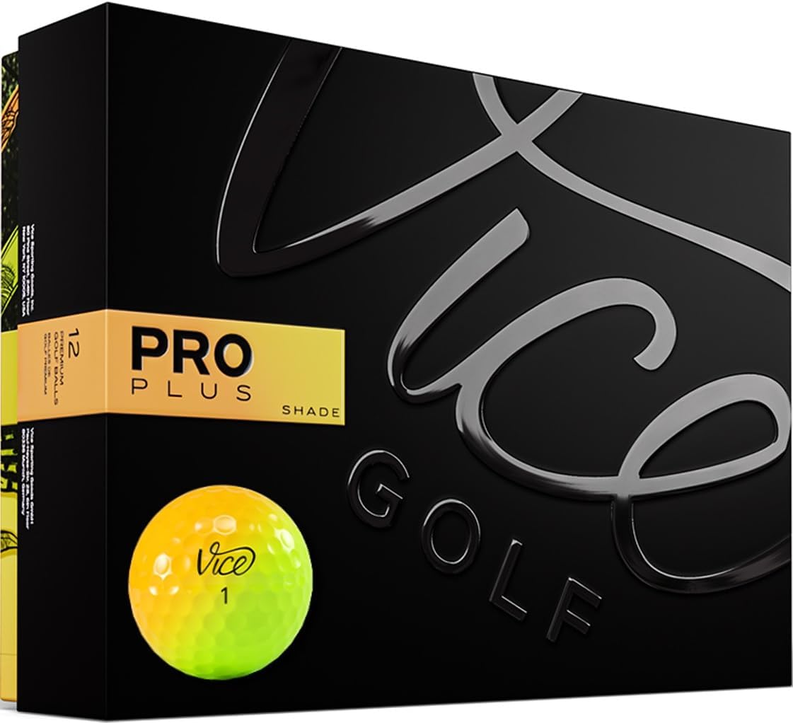 Vice Pro Plus Golf Balls - Shade Yellow/orange
