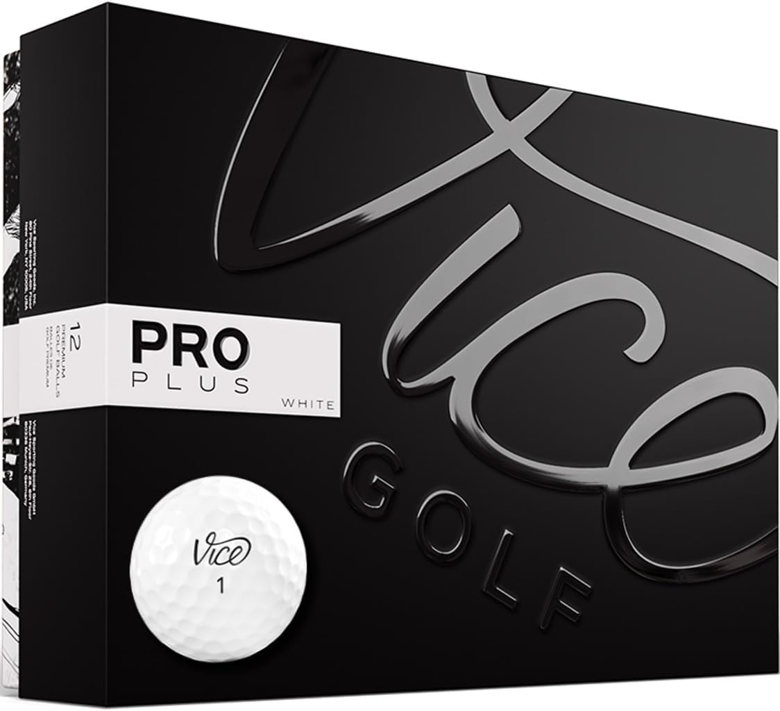Vice Pro Plus Golf Balls - White
