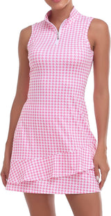 Pink Houndstooth