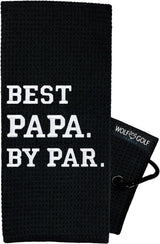 Best Papa By Par - Black