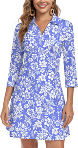 Blue White Floral