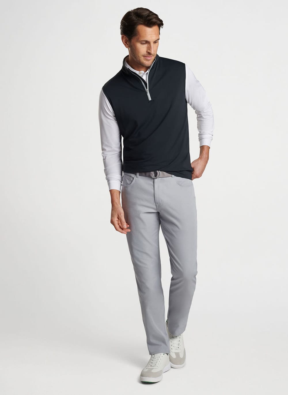 Galway Stretch Loop Terry Quarter-Zip Vest post image