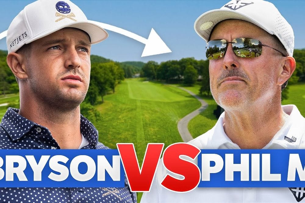 Bryson DeChambeau Takes on Phil Mickelson in Epic 9-Hole Showdown post image