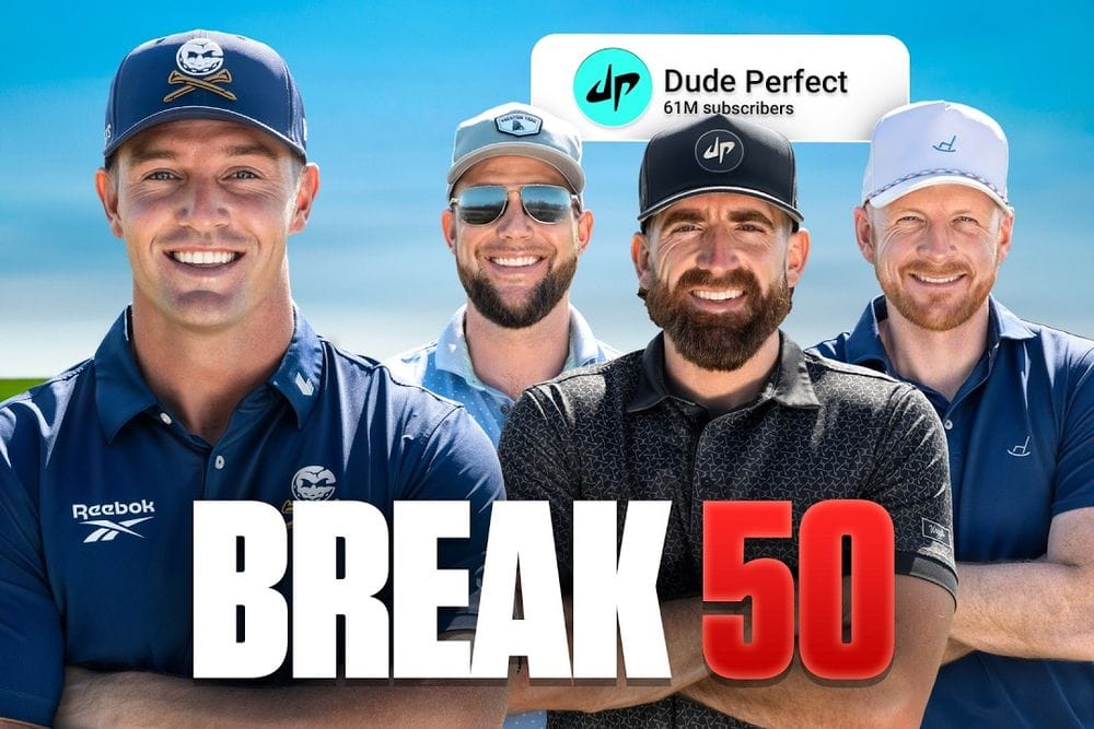 Bryson DeChambeau Teams Up with Dude Perfect in Break 50 Challenge post image