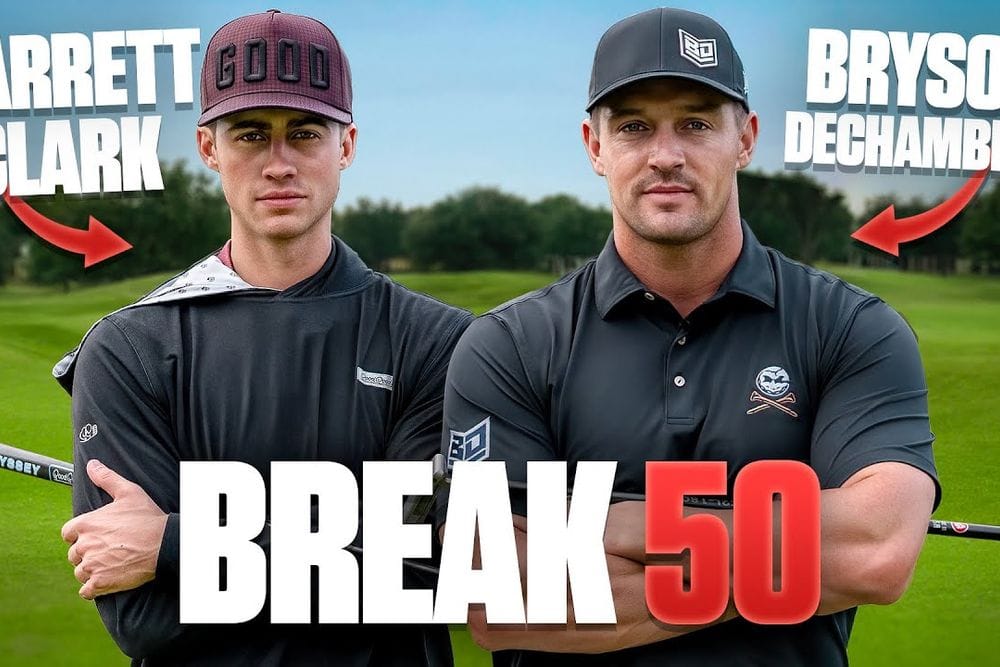 Bryson DeChambeau and GM Golf Tackle Break 50 Challenge from Red Tees post image