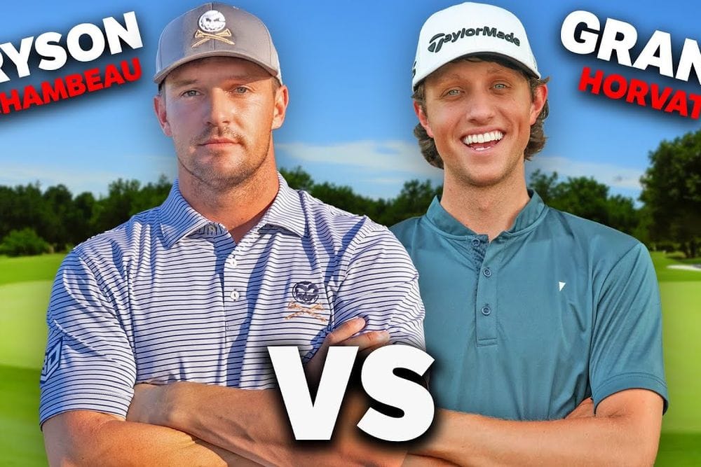 Bryson DeChambeau Takes on Grant Horvat in Epic Stroke Play Showdown post image