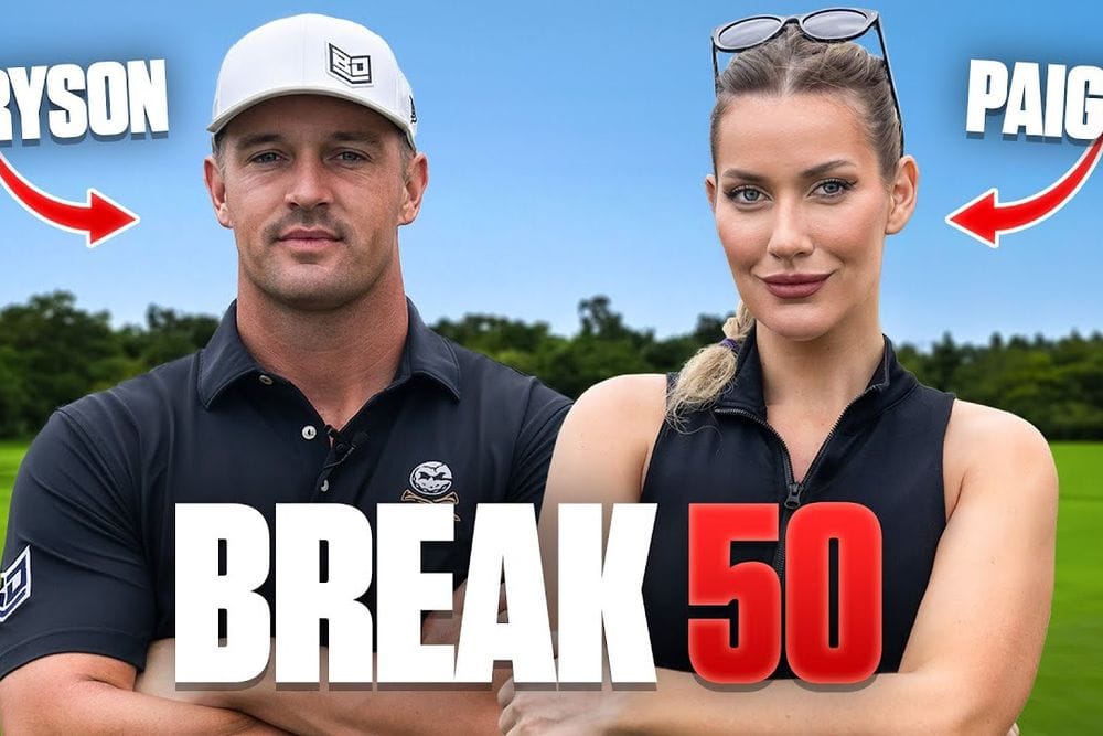Bryson DeChambeau and Paige Spiranac Tackle Break 50 Challenge from Red Tees post image