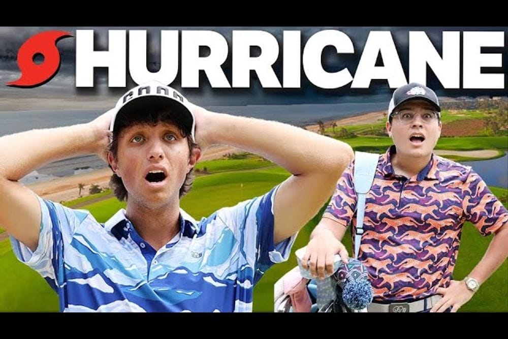 Grant Horvat Golf: Battling Hurricane Ian in 40+ MPH Winds on the Course post image