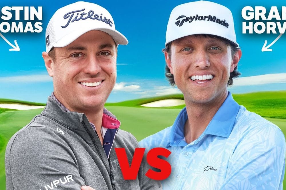 Grant Horvat Challenges Justin Thomas in Epic 18-Hole Golf Showdown post image