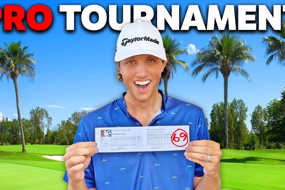 Grant Horvat's Bold Debut in a Professional Golf Tournament post image