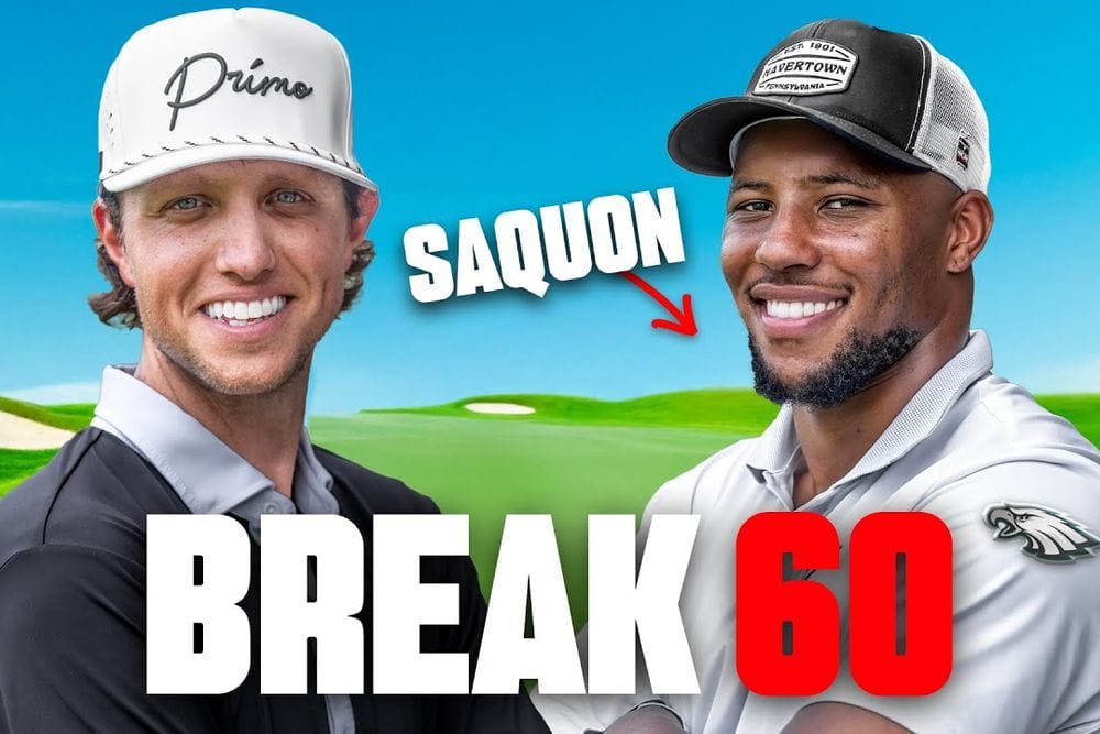 Grant Horvat and Saquon Barkley Take on Break 60 Challenge at Llanerch post image
