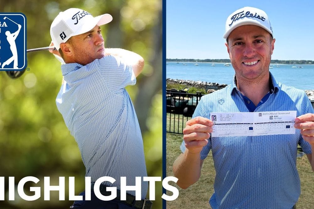 Justin Thomas Shatters Records with 61 at RBC Heritage 2025 Round 1 post image