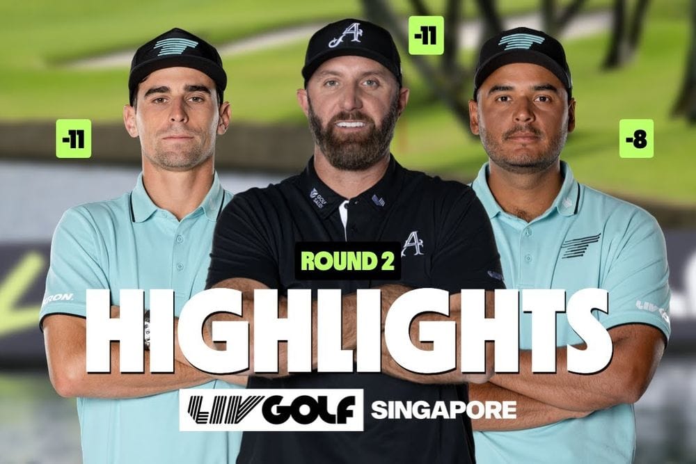 LIV Golf Singapore Round 2: Johnson and Niemann Share Lead at -11 post image