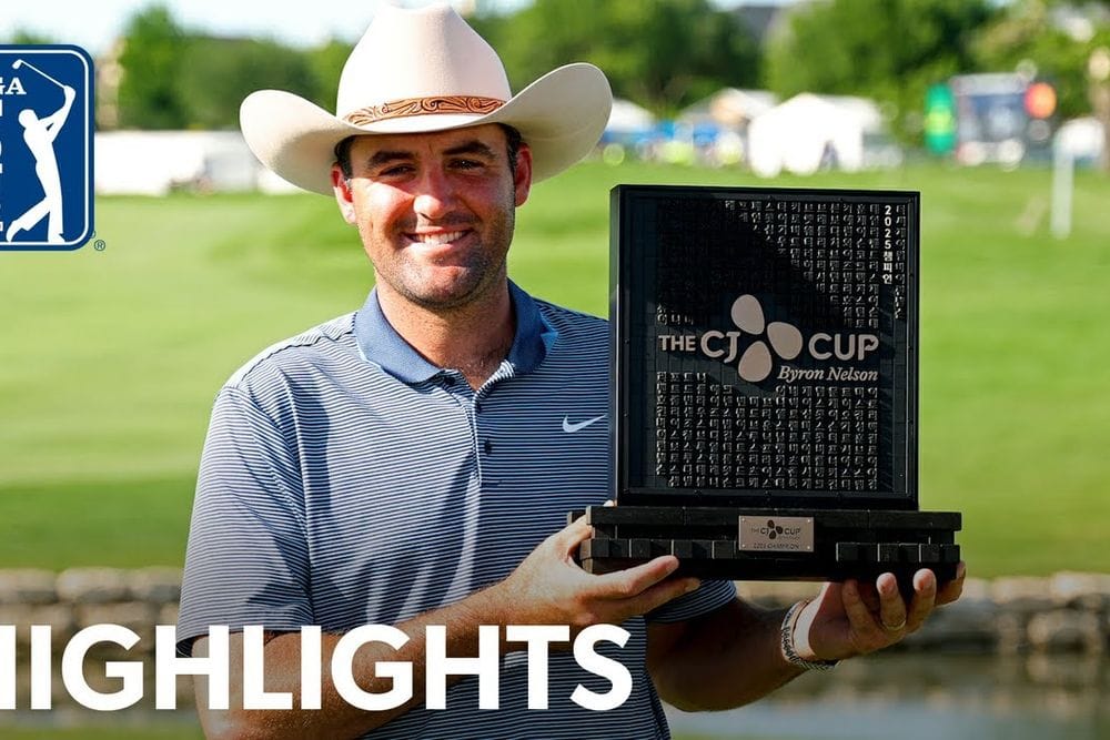 Scottie Scheffler's Record-Breaking Triumph at THE CJ CUP Byron Nelson 2025 post image