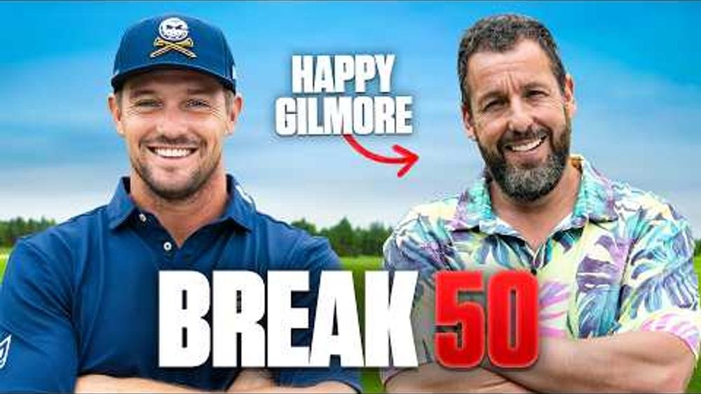 Bryson DeChambeau's Break 50 Challenge with Adam Sandler Steals the Show post image