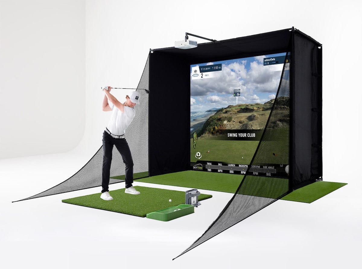 Picture of the SkyTrak Plus Golf Simulator